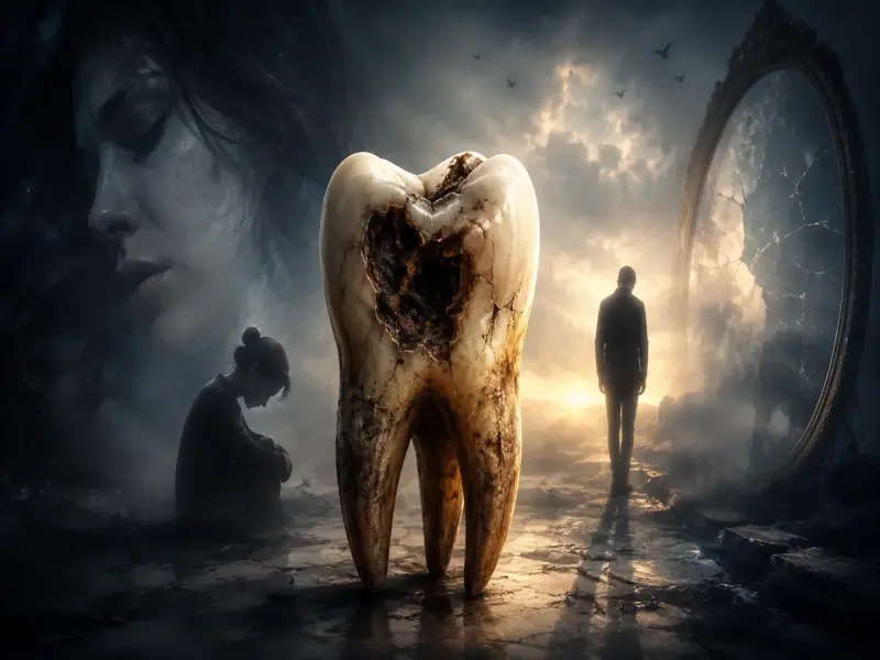 Sonhar com dente podre: significado espiritual, emocional e psicológico