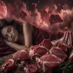 Sonhar com carne crua: entenda o significado e os possíveis alertas desse sonho