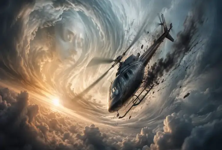 Sonhar com helicóptero caindo: o que significa e quais são os principais alertas?
