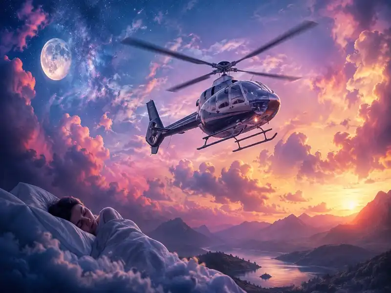 Sonhar com helicóptero: significado, mudanças e interpretações do sonho